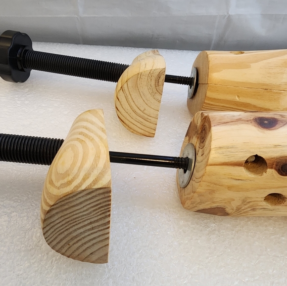 Women's Sz 8 - 14 Narrow Wood Shoe Tree Stretcher Form Adjustable - Picture 6 of 10